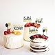 24 Stück Glitzer Rente Deko Cupcake Toppers, Ruhestand Deko Cake Toppers, Endlich Rente Kuchendeko, Pension Tortendeko für Rentner und Rentnerin Retirement Party (Gold)