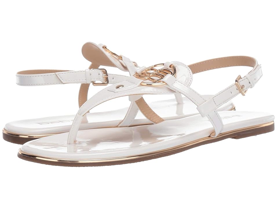 

Bebe Janney (White) Women's Flat Shoes