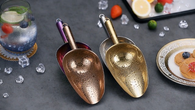 Paletta Per Ghiaccio In Acciaio Inox 6 OZ - Multiuso Per Bar, Cucina, Feste E Animali Domestici - Foto 8