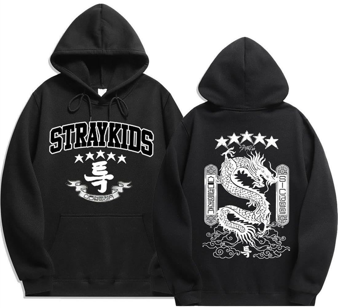 TakyojinWomen Stray-Kids 5 Star Hoodies Dome Tour 2023 Merch Autumn Winter Kpop Streetwear