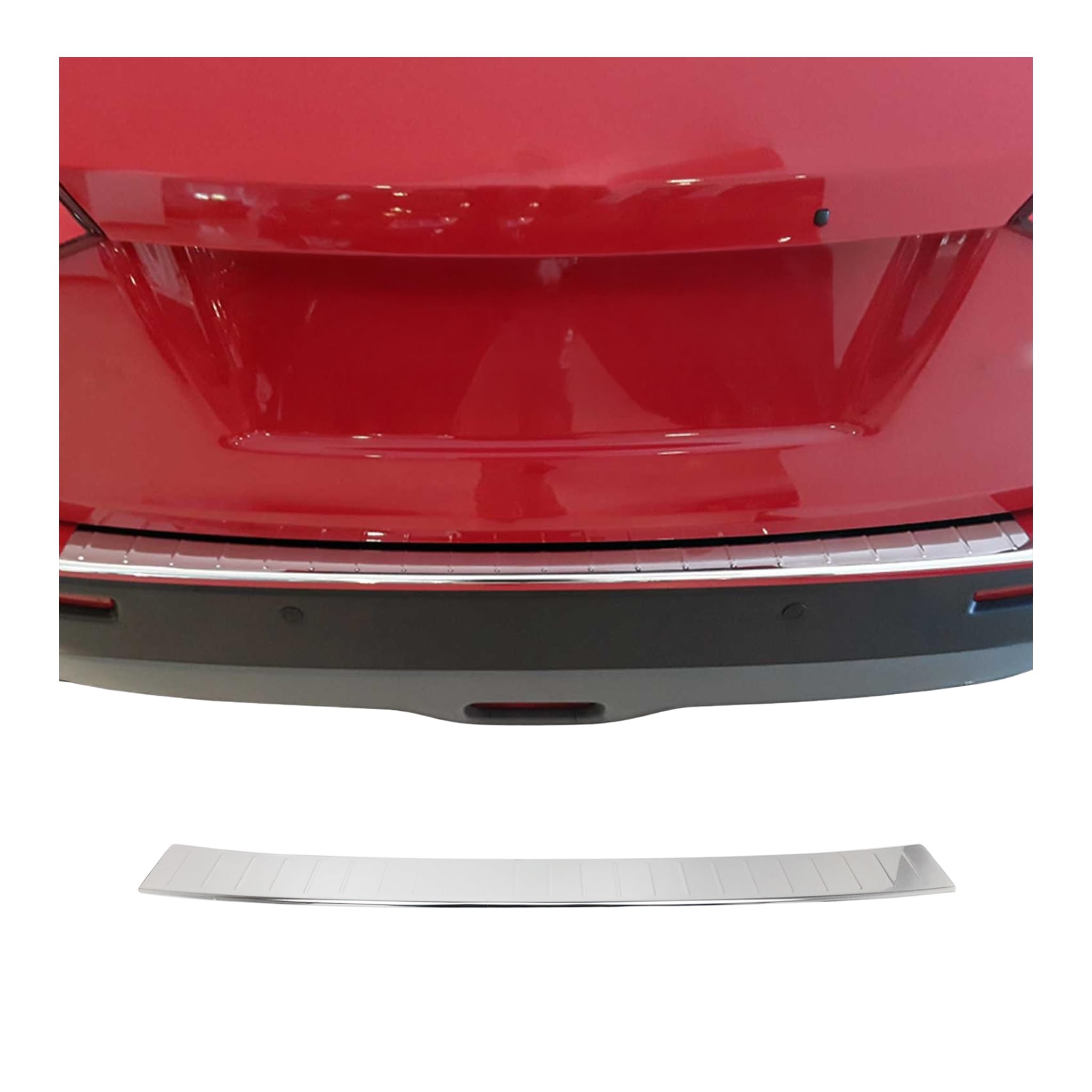 OMAC Protezione Soglia Baule Paraurti Acciaio Inox Argento Suzuki Vitara 2015-2026