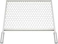 Grelha Moeda Inox Reforçada Para Churrasqueira Com Cabo de Alumínio Premium [ K-SELL IMPORTS ] (56x40)