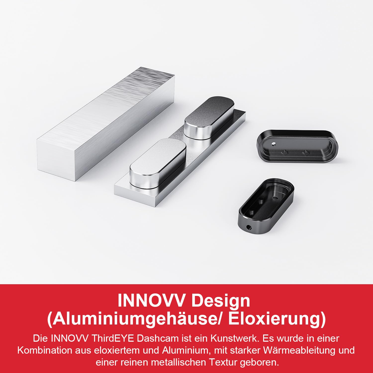 INNOVV ThirdEye Motorrad Toter-Winkel Assistent mit ak, und opt, Alarm, Wasserdichtes Motorrad Assistenzsystem erkennt Gefahren von der Seite und Hinten, Für Motorräder, E-Bike (Version ansehen)