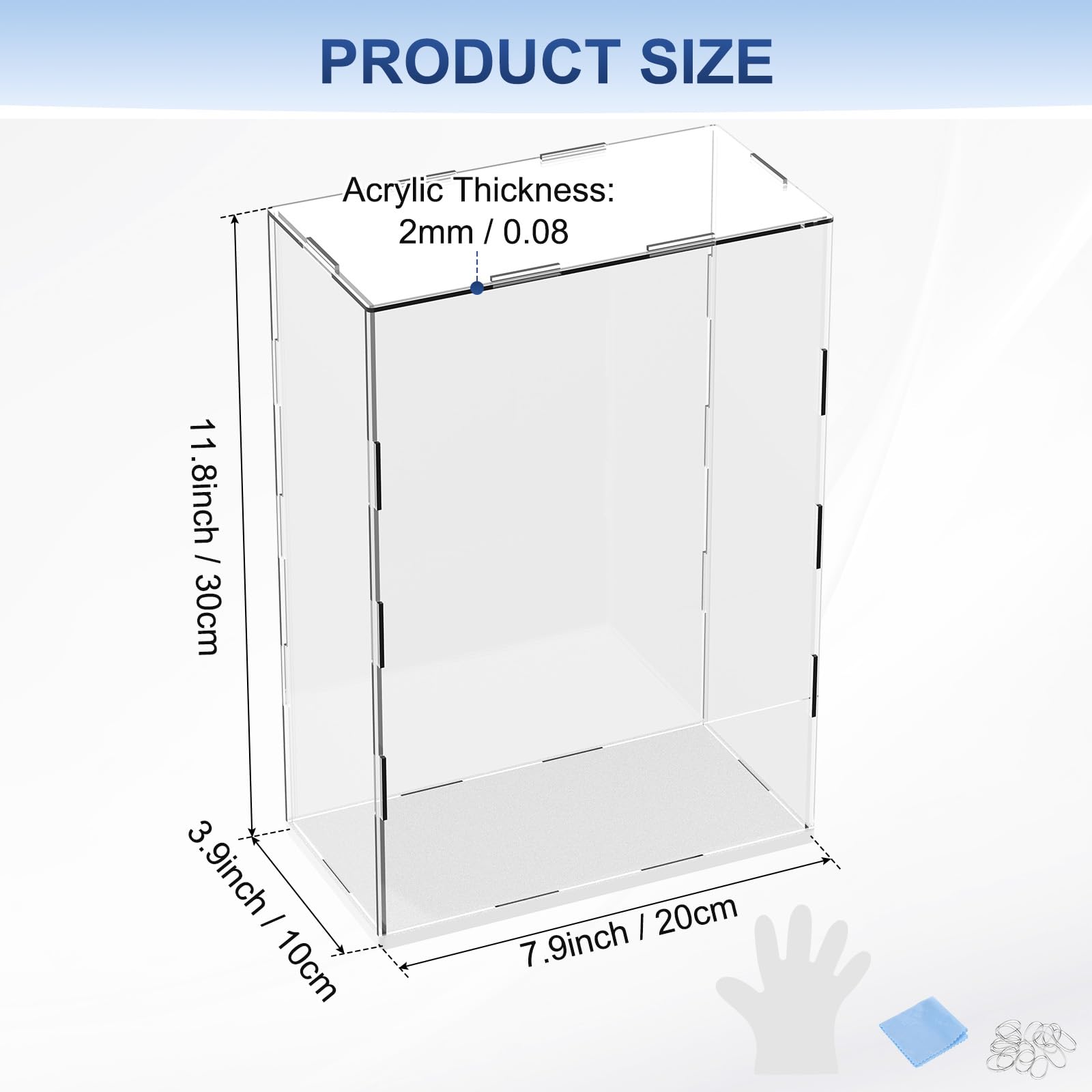M METERXITY 1-Pack Acrylic Display Case - Image 3