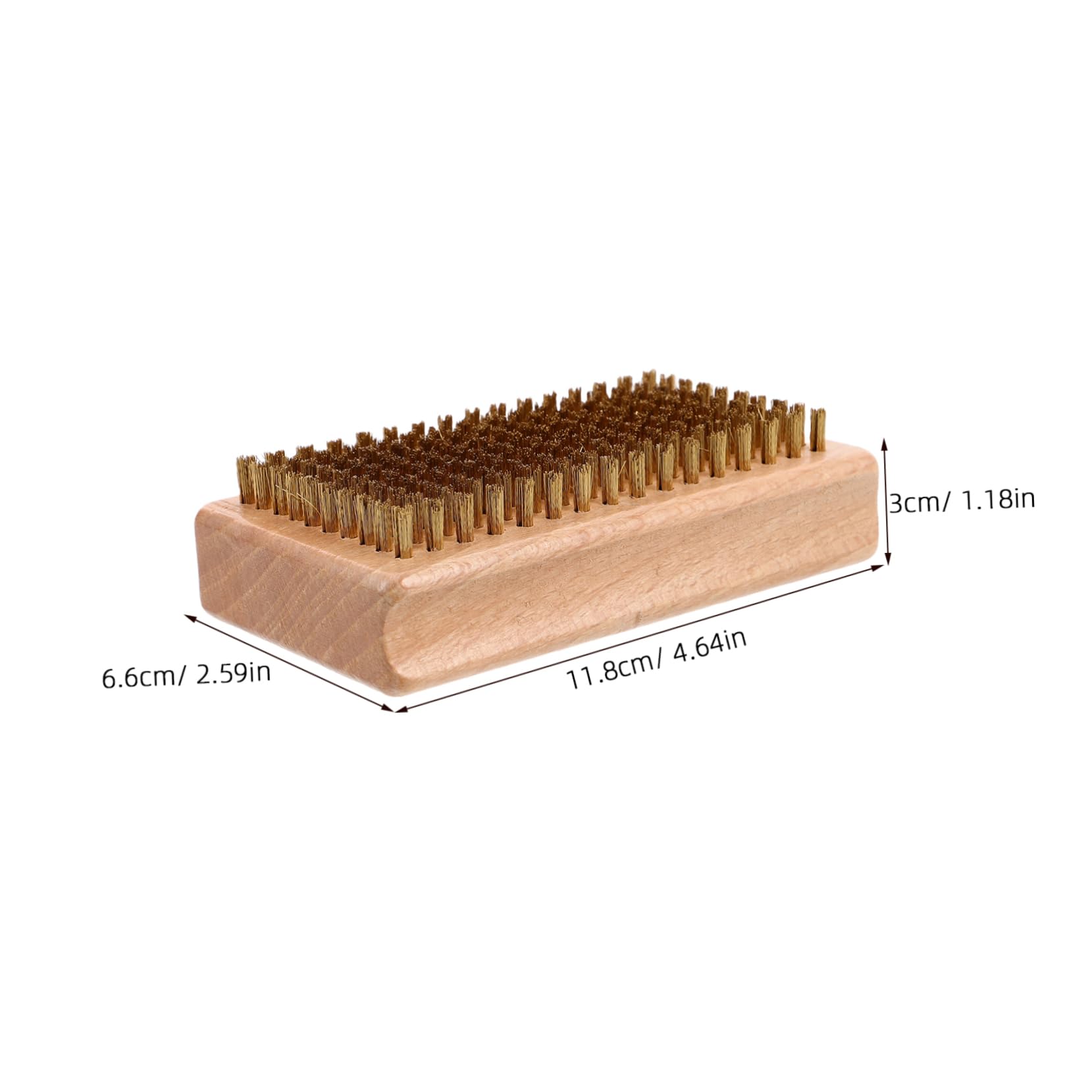 Anneome Ski Board Brush with Copper Wire Ergonomic Handle Multipurpose Tool for Efficient Waxing Cleaning Durable Construction for All Ski Essential Skiing Accessory