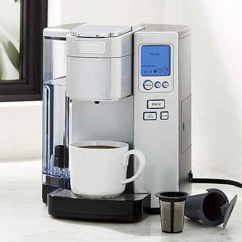 Miniatura 6 de 2 vasos de filtro de café reutilizables, compatibles con SS-RFC cafetera de una sola porción, taza de filtro gris para el hogar, filtro de café