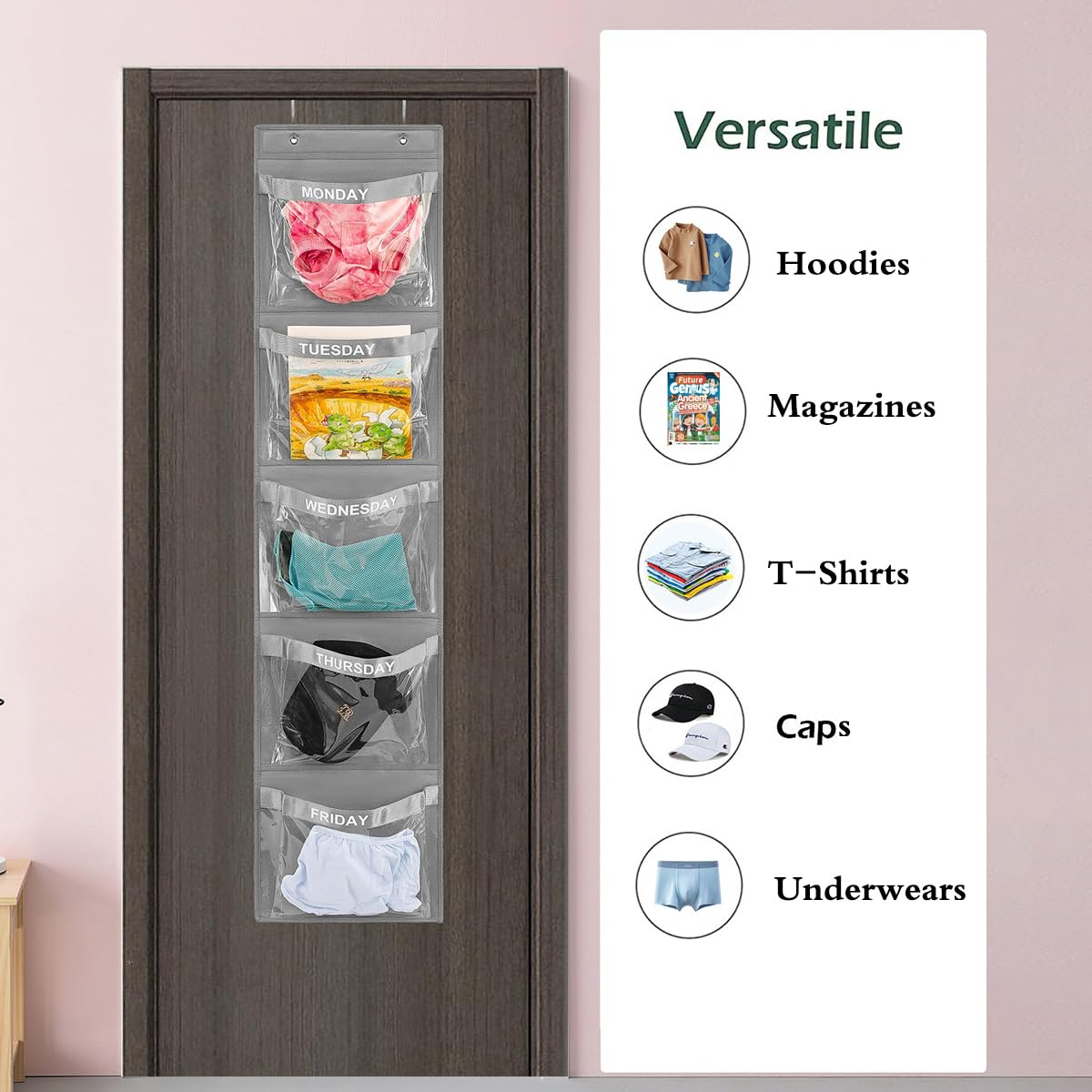 Organizador Semanal De Ropa Para Niños Verde | Envío Gratis