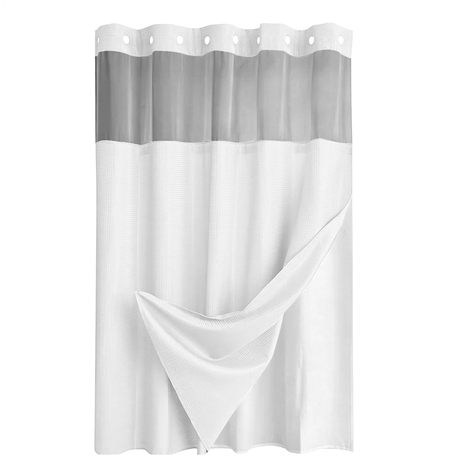 Rideaux De Douche Pour Salles De Bains Tenture À Tissage Gaufré Avec | Idéal Pour Les Hôtels pour hôtel, box, maison, appartement, dortoir, ferme et buanderie