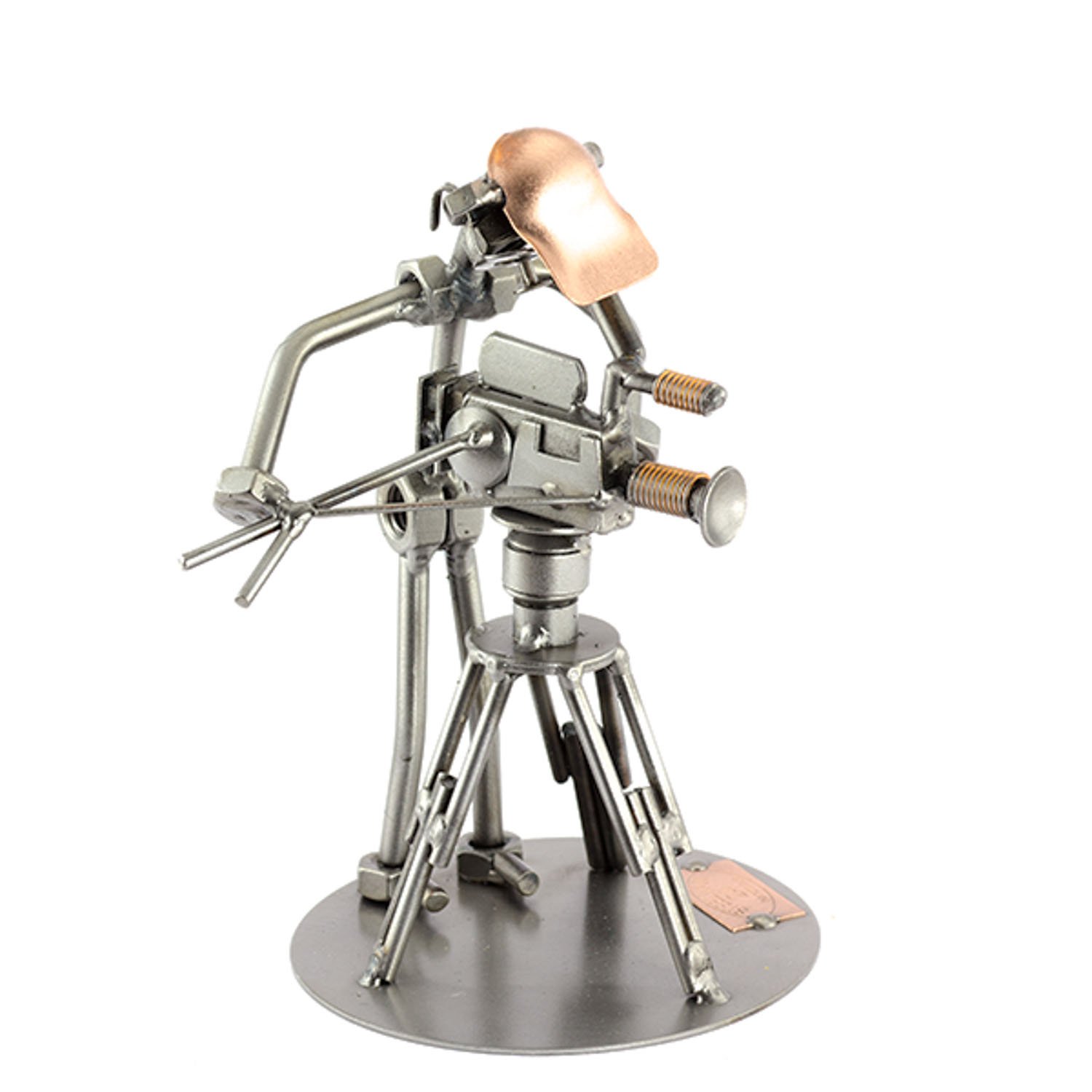 Steelman24 Schraubenmännchen Kameramann mit Stativ