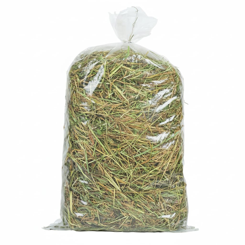 5 kg Foin naturel pour lapins, chinchilla, cochons d'Inde, tortues, chevaux, ovins, caprins | Foin italien de prairie de montagne séché au soleil | Qualité Premium
