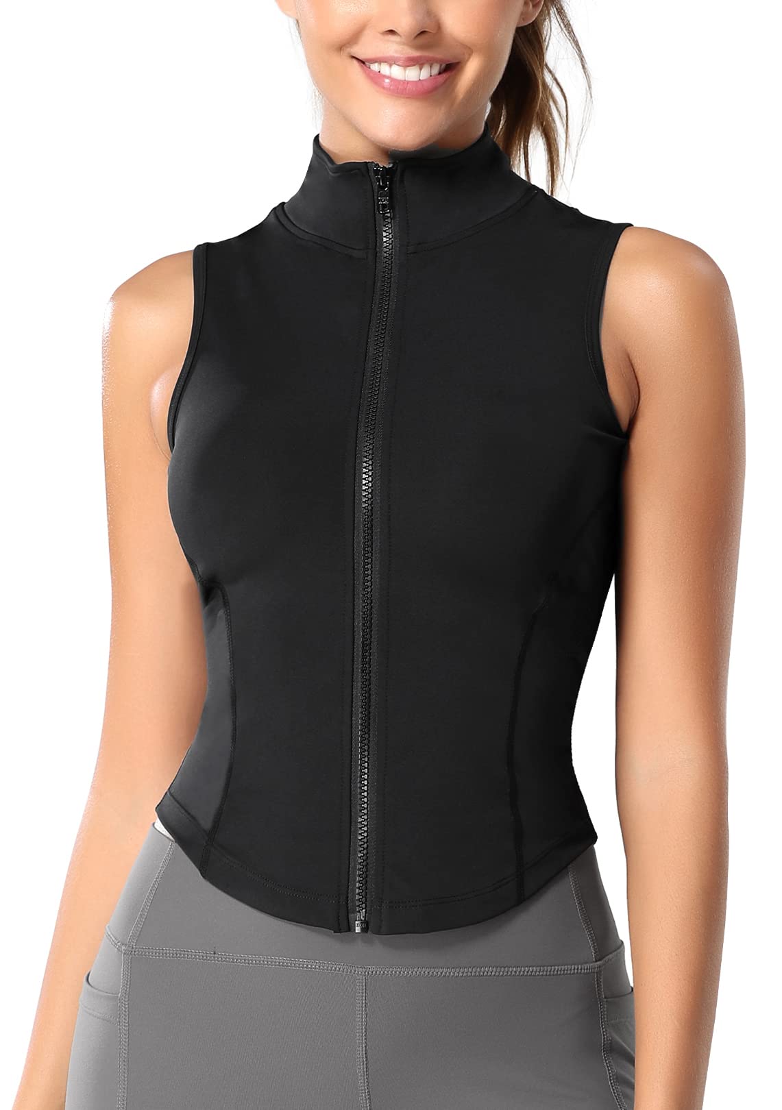 SEAUR Giacca da corsa da donna, slim fit, sottile, sportiva, estiva, traspirante, ad asciugatura rapida, per fitness, yoga, S, M, L, XL, 2XL