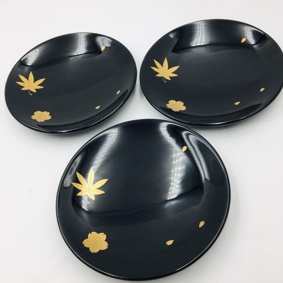 輪島塗　漆塗　稲忠　銘々皿　５客 Amazon.co.jp: 輪島塗 漆塗 稲忠 銘々皿 5客 : 文房具