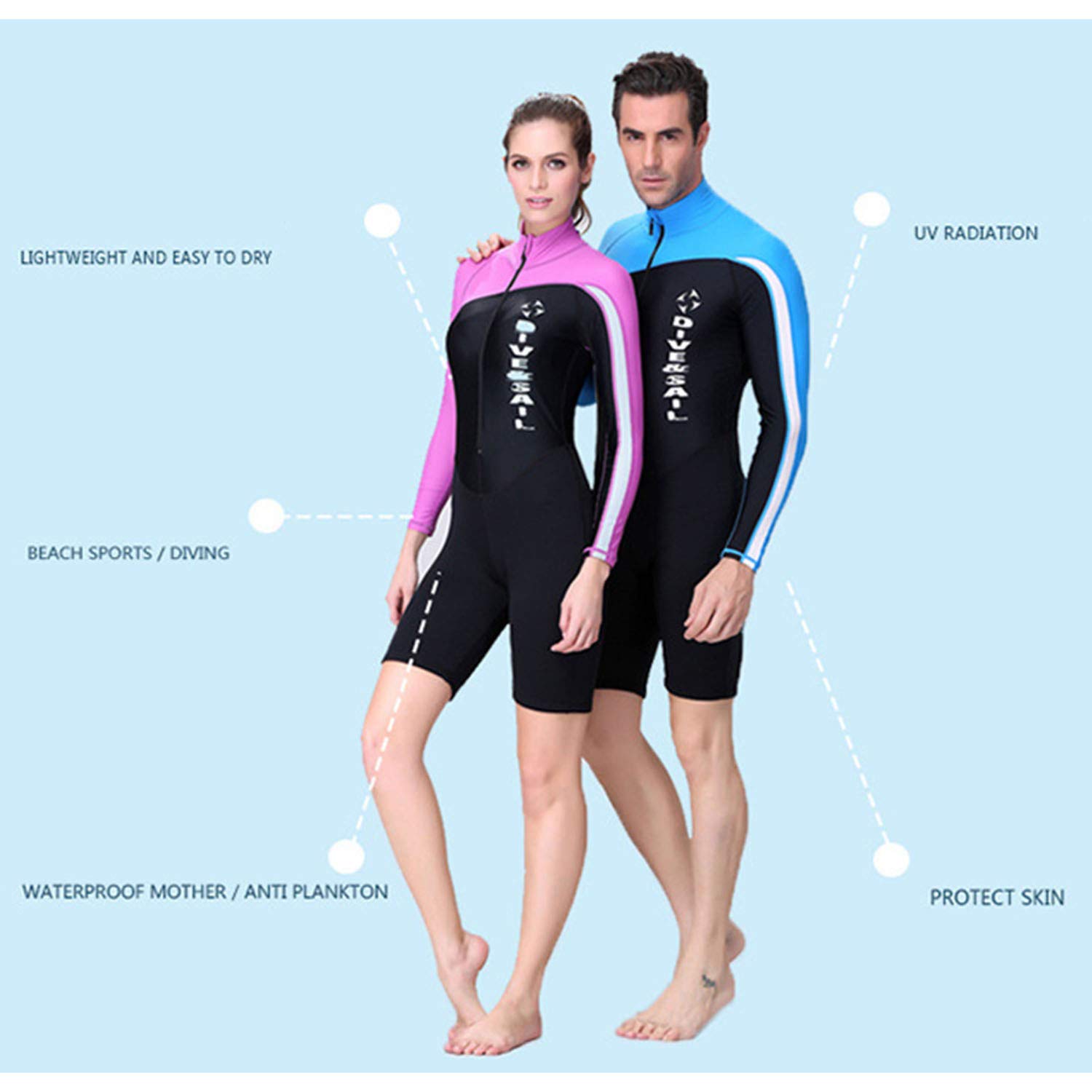 Protection UV Plongée Pantalon De Plongée Dive & Sail Néoprène 1.5mm - Homme Et Femme - Protection Solaire Et Chaleur - Taille S à XXL Vêtement Néoprène Homme Femme