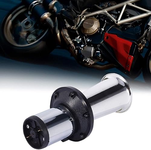 Miniatura 2 de KIMISS 12V 110DB coche camión vintage estilo antiguo cuerno sirena AHH-OOO-GAH AHOOGA OOGA (plata)