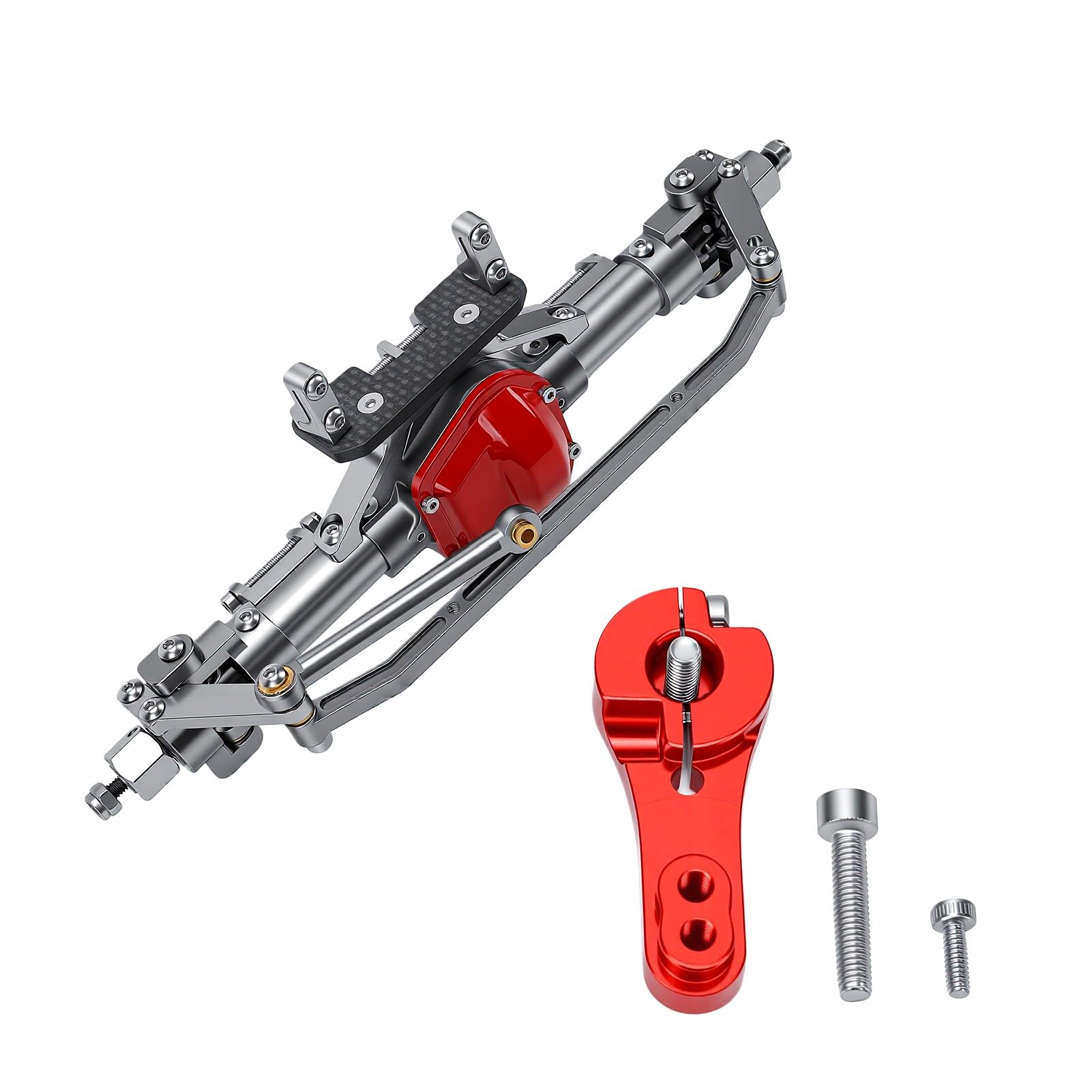 Eje Delantero RC, Actualización del Eje Delantero de Aleación de | Eje delantero de piñón alto con rodamientos grandes, ajuste directo para Axial SCX10 1/10 RC