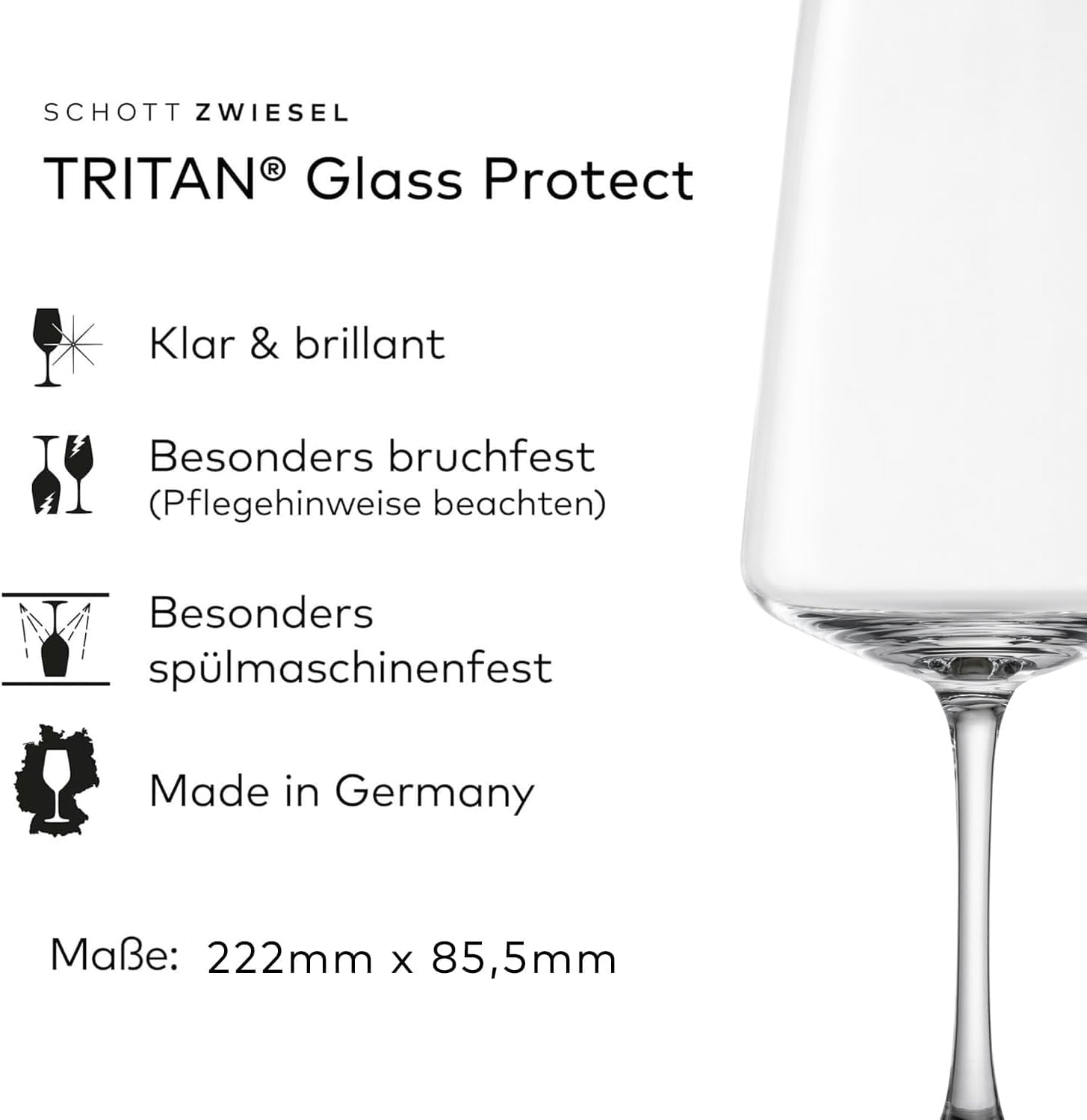 SCHOTT ZWIESEL Gläserset MioVino (12er-Starterset), moderne Weingläser und Sektgläser im Set, spülmaschinenfeste Tritan-Kristallgläser, Made in Germany (Art.-Nr. 124072)