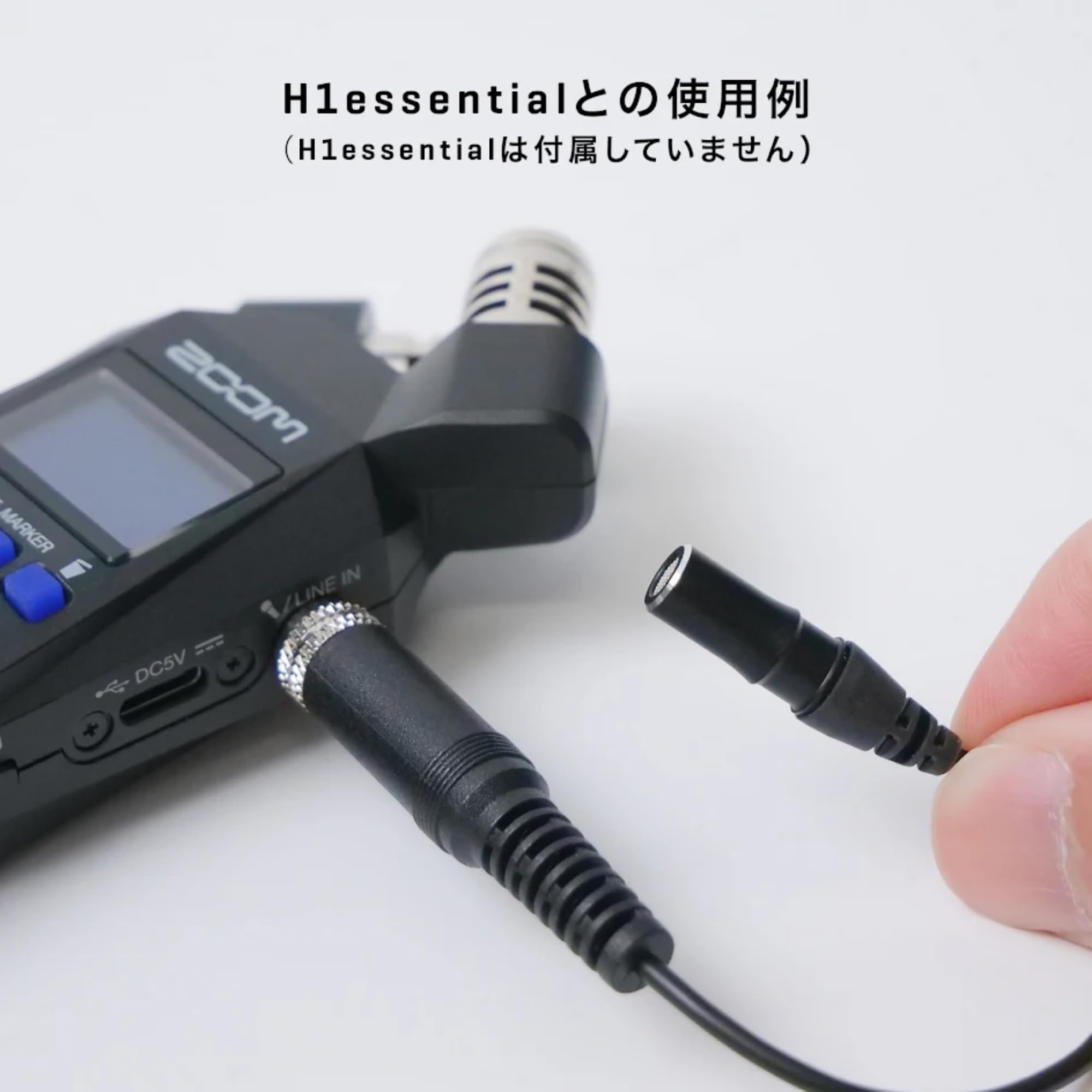 ZOOM LMF-2 無指向性ラベリアマイクでクリアな音声を