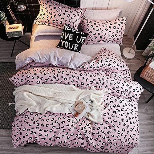 Kids Cute Dog Duvet Cover Set Cartoon Puppy Dalmatian Animal Bedding Set Single Size For Boys Girls Children Bedroom Decor Ultra Soft Black White Pet Little Dog Paws Comforter Cover Reversible Lovely