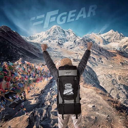 Image of F Gear Ridge 32L Trekking Backpack|Hiking|Camping Travel Leisure Tourist Outdoor Sport Rucksack|Multi Pockets|Shoulder Bag - Drawstring Top Open|Lightweight Bag|Adults|Unisex|Men Women