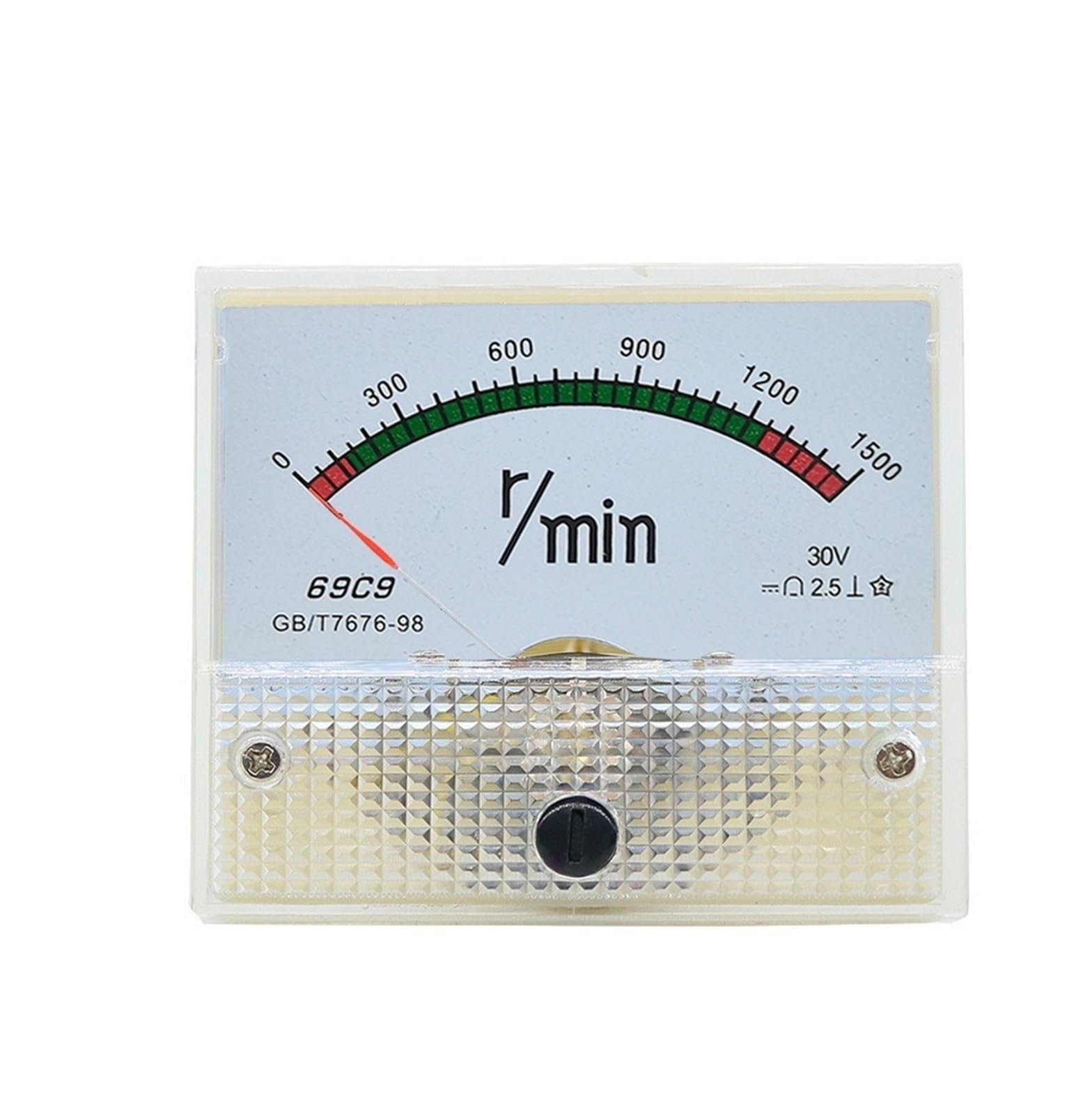 Voltmètre analogique CC avec tachymètre de table 69C9 - 3
