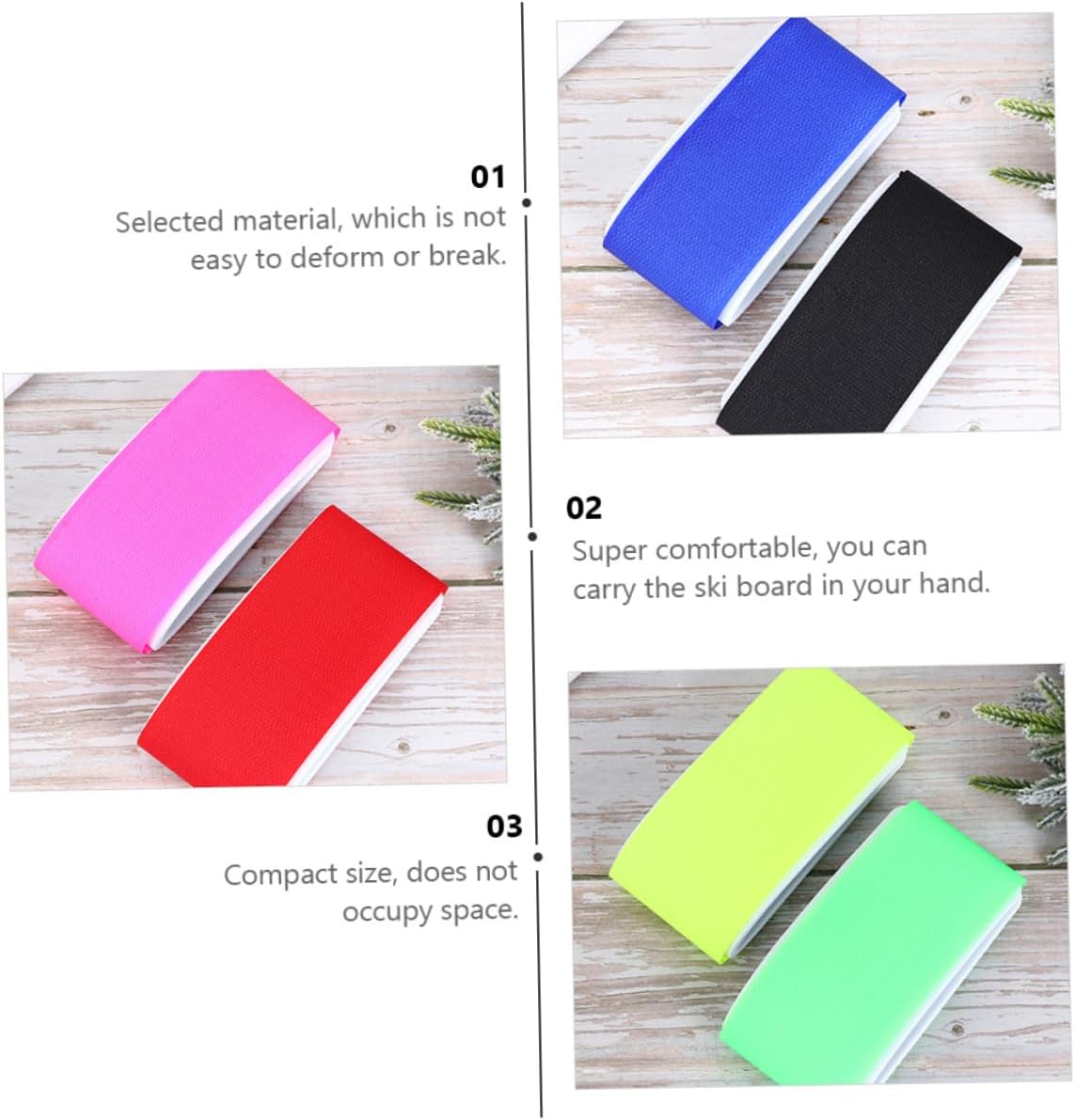 Strap Set 10 Pcs Strong Adjustable Comfortable for Outdoor Activities Random Color
