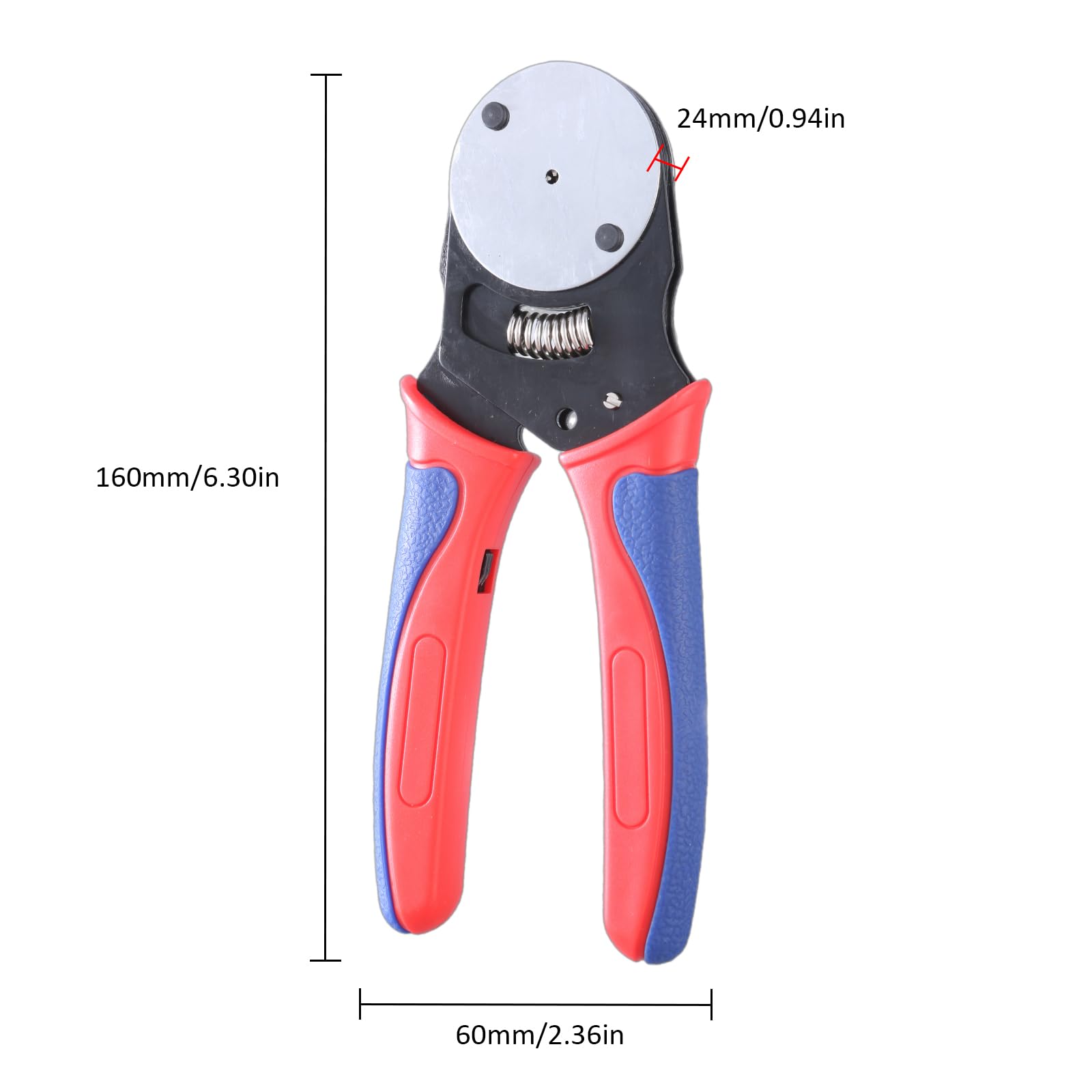 Crimpadora de barriles cerrados de 4 vías para herramienta de crimpado de alambre Deutsch, herramienta de posicionamiento de alambre, kit impermeable