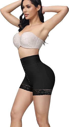 Miniatura 2 de SHAPSHE Faja moldeadora para mujer, pantalones cortos con control de abdomen, moldeadores de cuerpo, cintura alta, levantadores de glúteos, muslos,