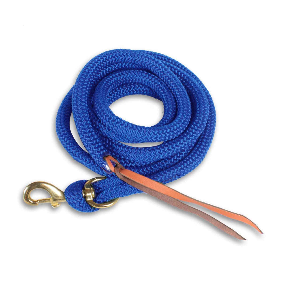 Horses Lunghina Heavy Strong USA Style, in Nylon Tubolare e Metallo, Impugnatura in Nylon Piatto con Morbido Rivestimento in Pelo, Disponibile in Blu, Royal Blu, Rosa, Arancio e Verde Lime