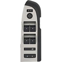 EZROAD Window Master Switch 22968506 Bezel Mirror & Lock Compatible with Chevrolet GMC Silverado Sierra 2010-2013 1500 2500 3500 Without Power Folding Mirror 20945129 Crew Extended Cab Assembly Black