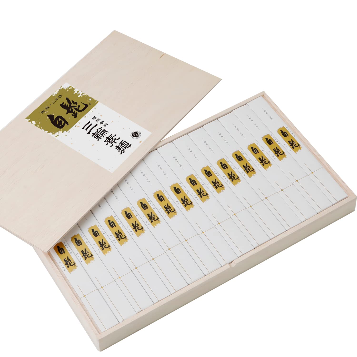 Amazon.co.jp: 三輪そうめん松田 細麺 白髭 【贈答用】 (50g×15束 [約