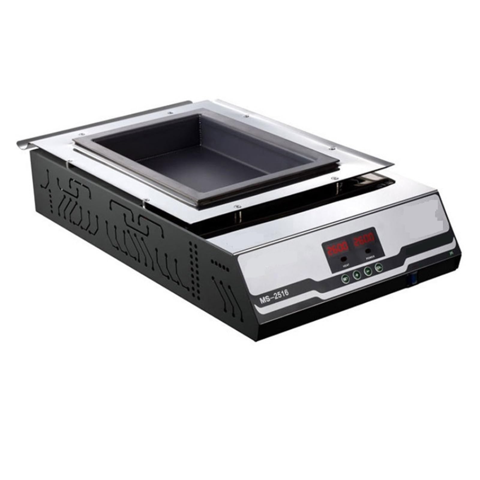 Mjfvn Solder Pot Pure Tin Furnace 1800W Ms-2516 Adjustable Temperature Soldering Pot Melting Furnace