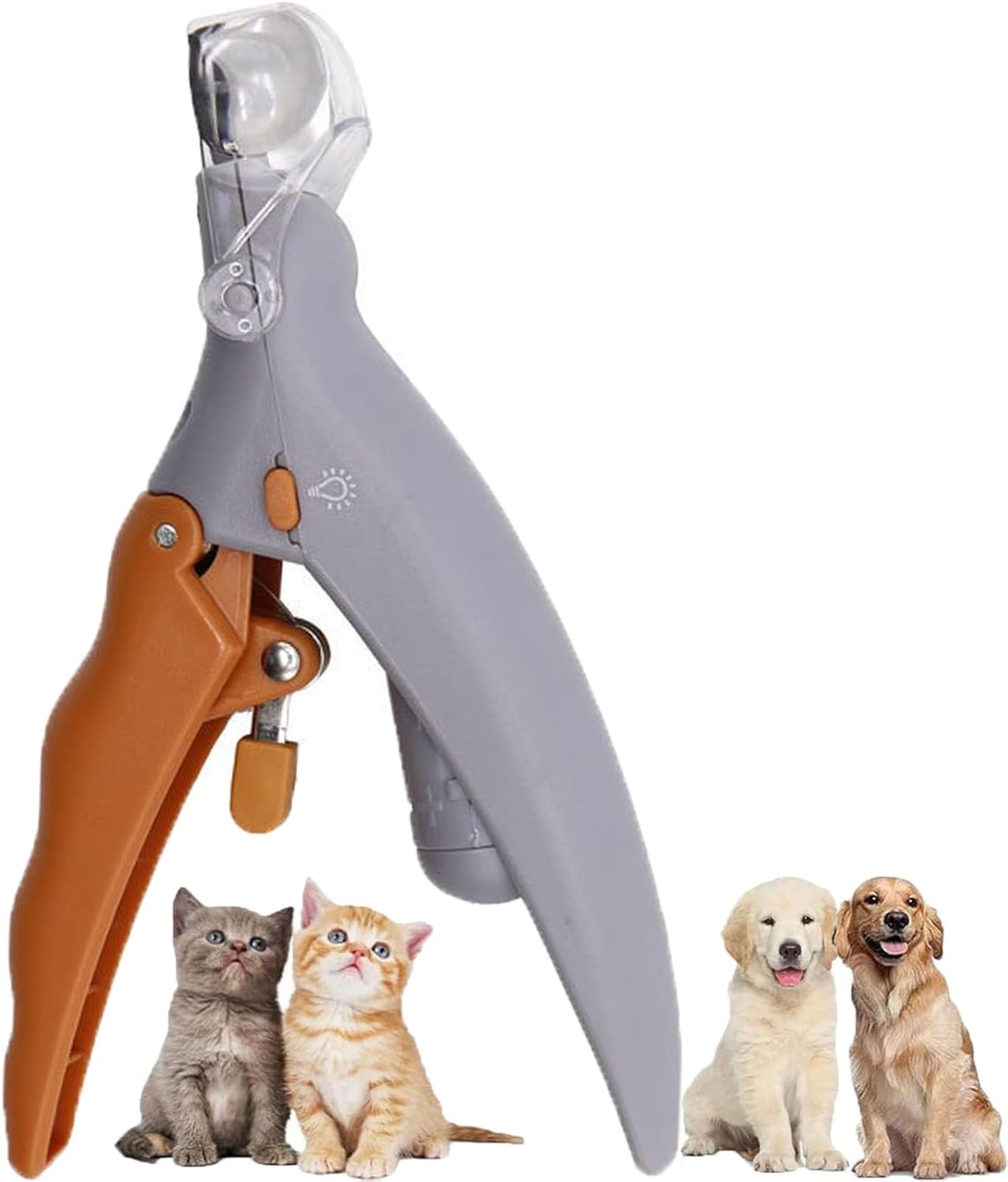 Preciseclip Nail Trimmer, Preciseclip LED + Magnifying Glass Pet Nail Trimmer, USB Rechargeable Nail Clipper with Splash Guard for Precise Grooming, for Cats, Dogs & Small Pets (1)