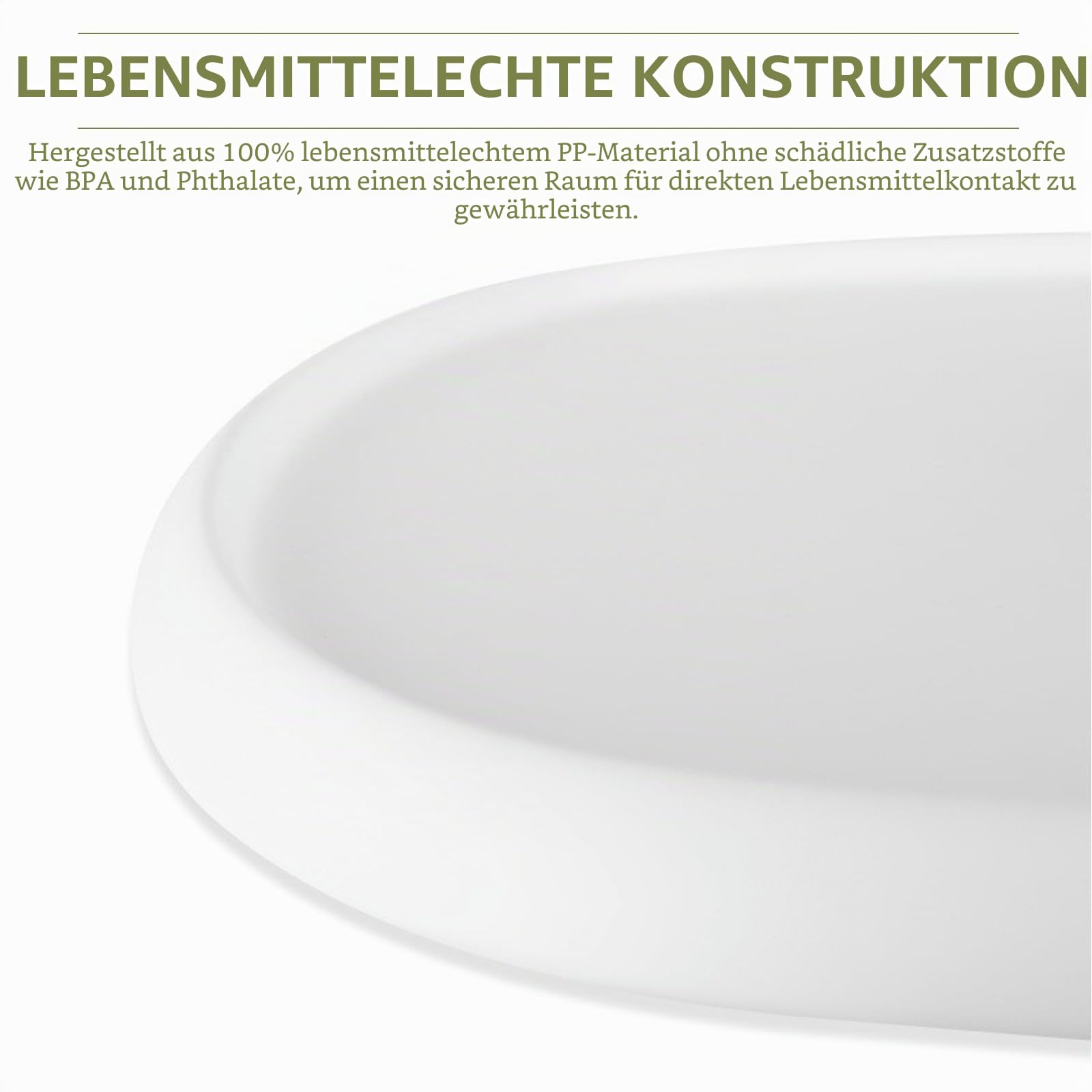 Tablett Kompatibel mit Stokke Tripp Trapp Stuhl, Tray für Hochstuhl, 100% BPA-frei, Einfach zu montieren, Hochstuhlzubehör für Kleinkinder 6–36 Monate - Weiß