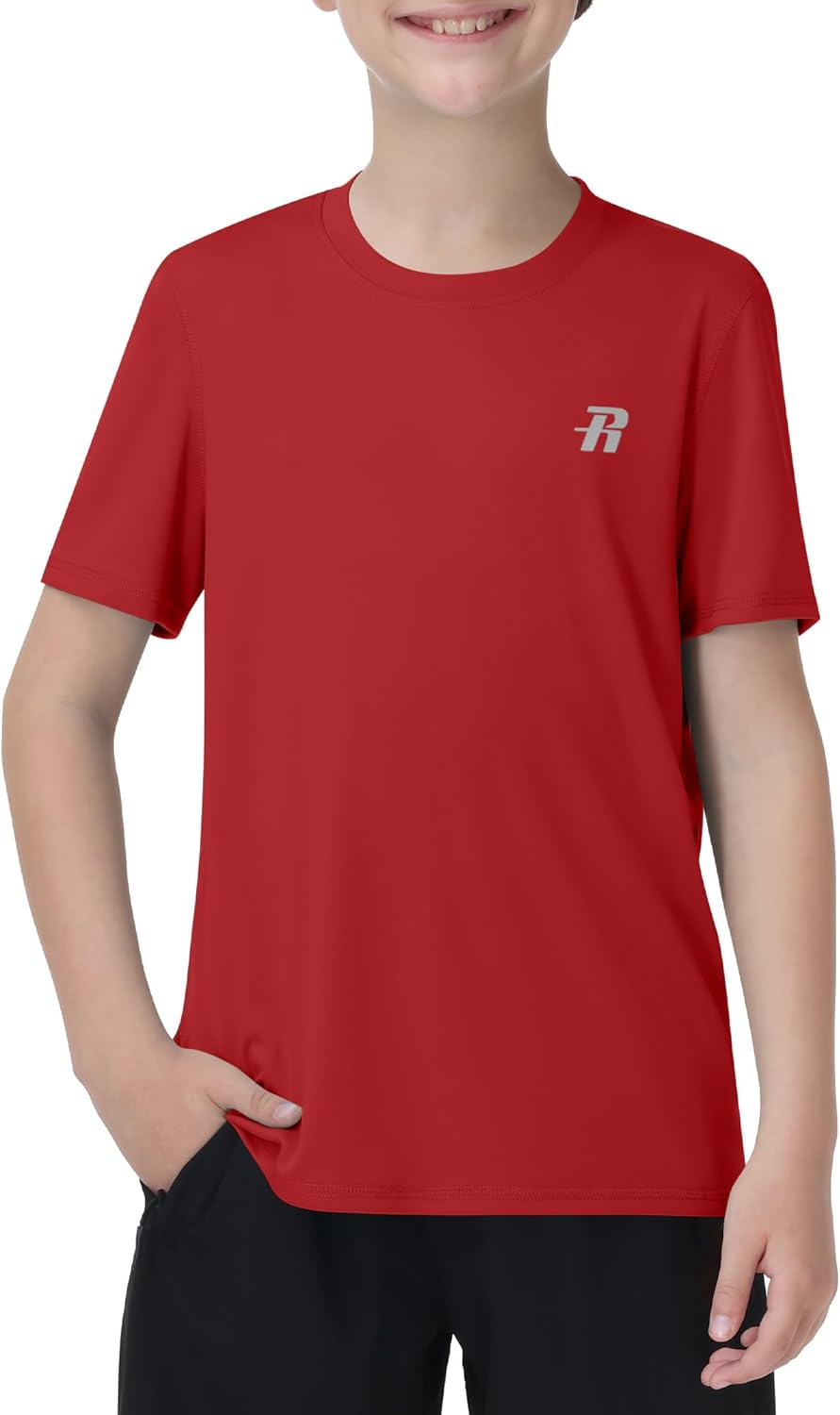 Runhit Boys Rash Guard Short Sleeve Swim Shirt Kids UPF 50+ Quick Dry Rashguard Sun Protection Water T-Shirt 2T to Youth - Image 2