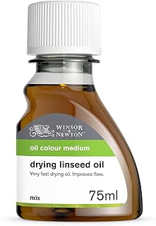 Winsor and Newton Oil Colour Drying Linseed Oil 75ml (Bttl),WN3021742