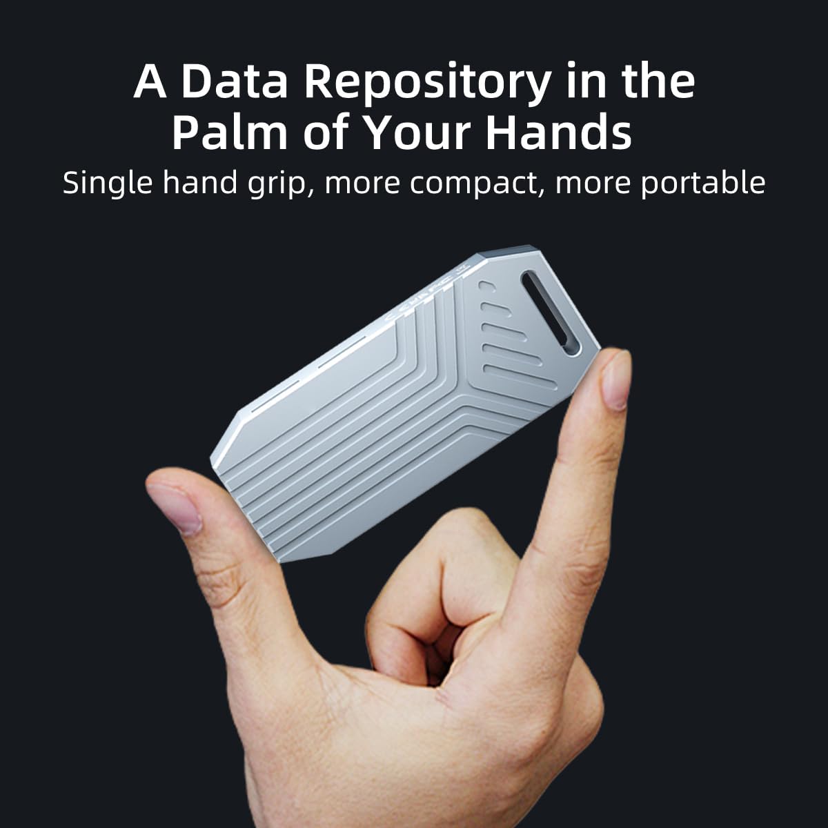 MAIWO M.2 NVMe SSD Enclosure 40Gbps, USB4 External Tool-Free NVMe Enclosure for 2280 M-Key,Compatible with Thunderbolt 4/3/USB4/USB C with Cooling Fan, Aluminum Alloy Shell ASM2464PD Chip