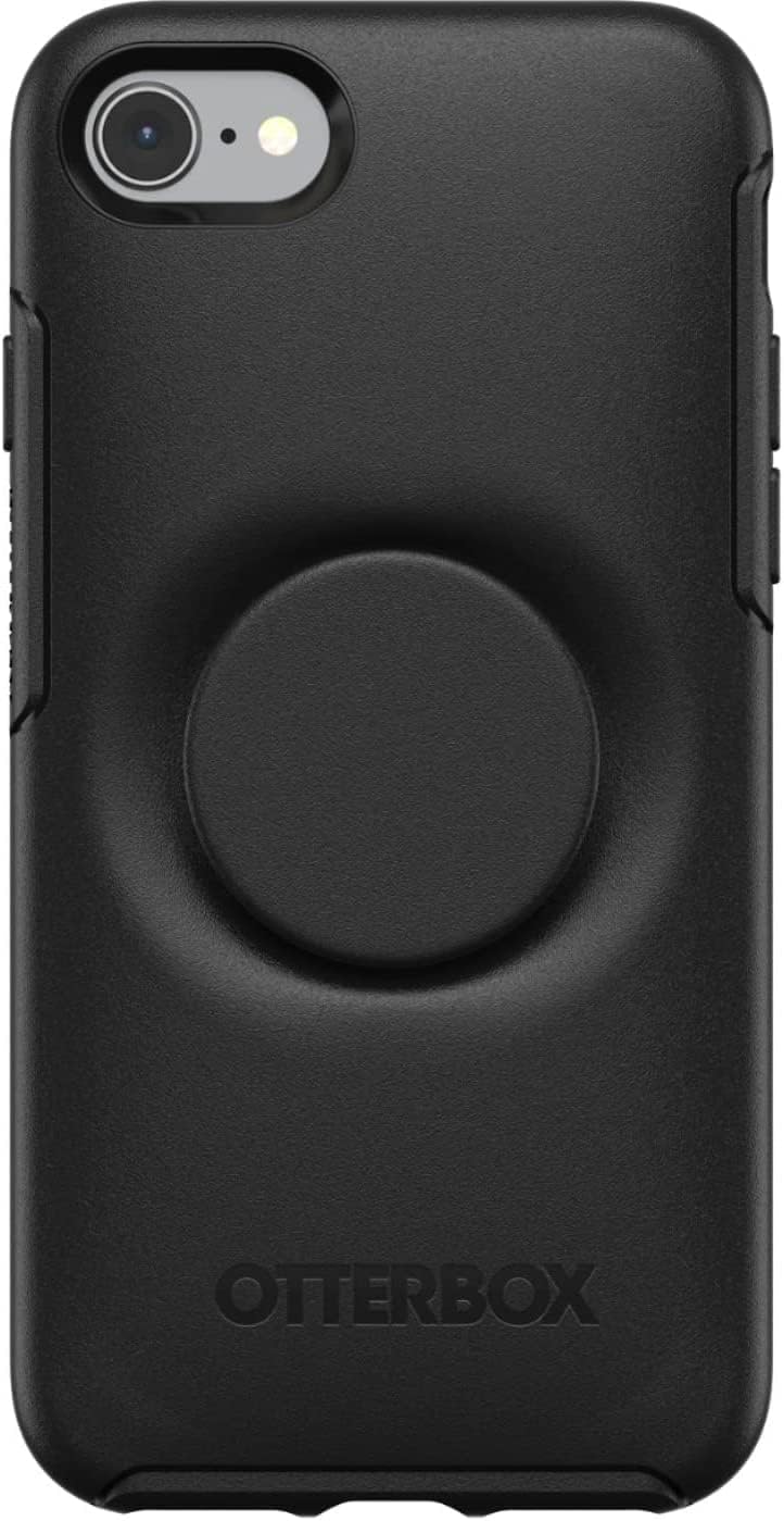 OtterBox + Pop Symmetry Series Case for iPhone SE 3rd Gen (2022), iPhone SE 2nd Gen (2020), iPhone 8/7 (NOT Plus) Non-Retail Packaging - Black