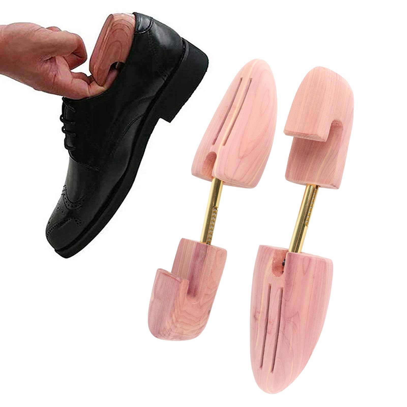 Soporte para Forma de Bota de Madera de Cedro Expansor de Zapatos