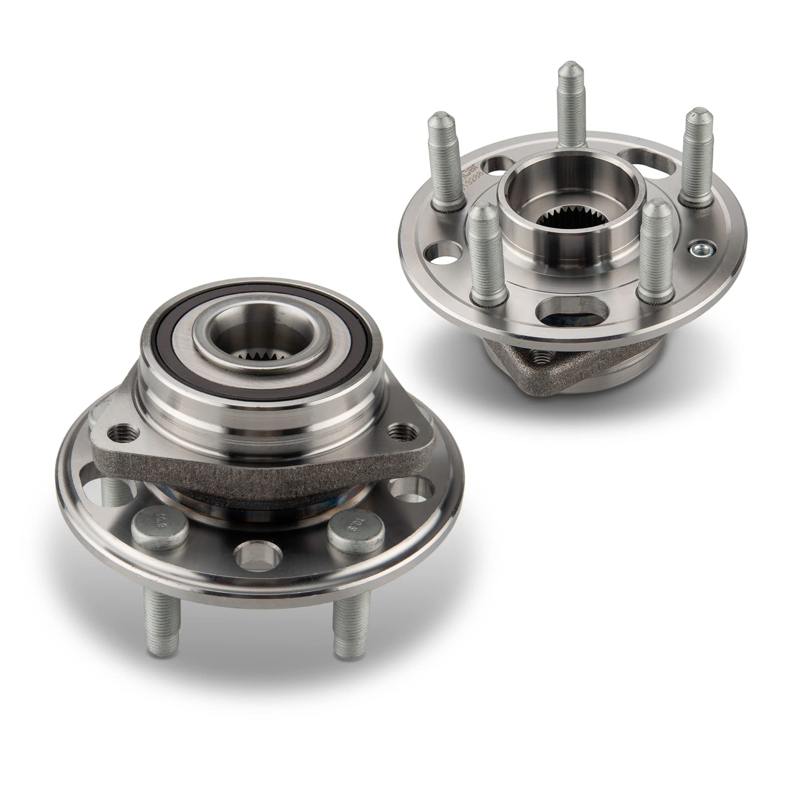 PHILTOP 513288 2 x Front/Rear Wheel Bearing Assembly for Equinox, Malibu