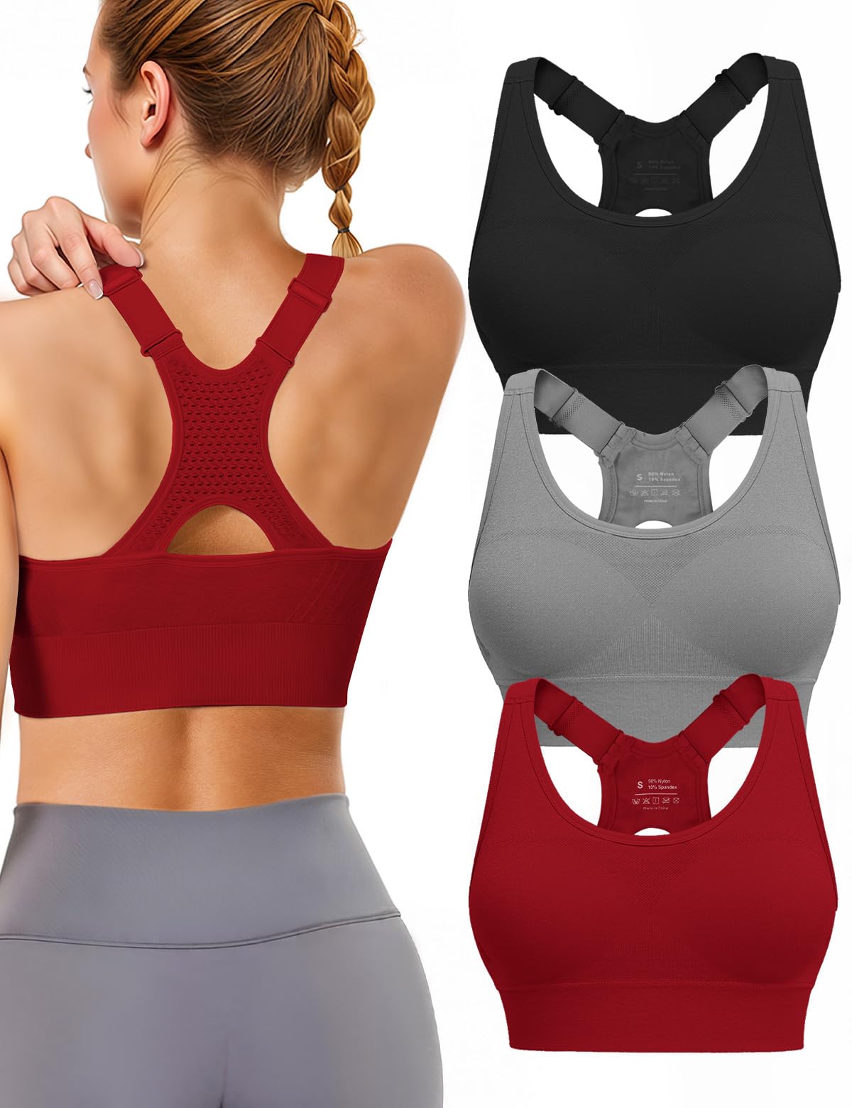 Tmeefee Adjustable Sports Bras - Sports Bras | Mubboo