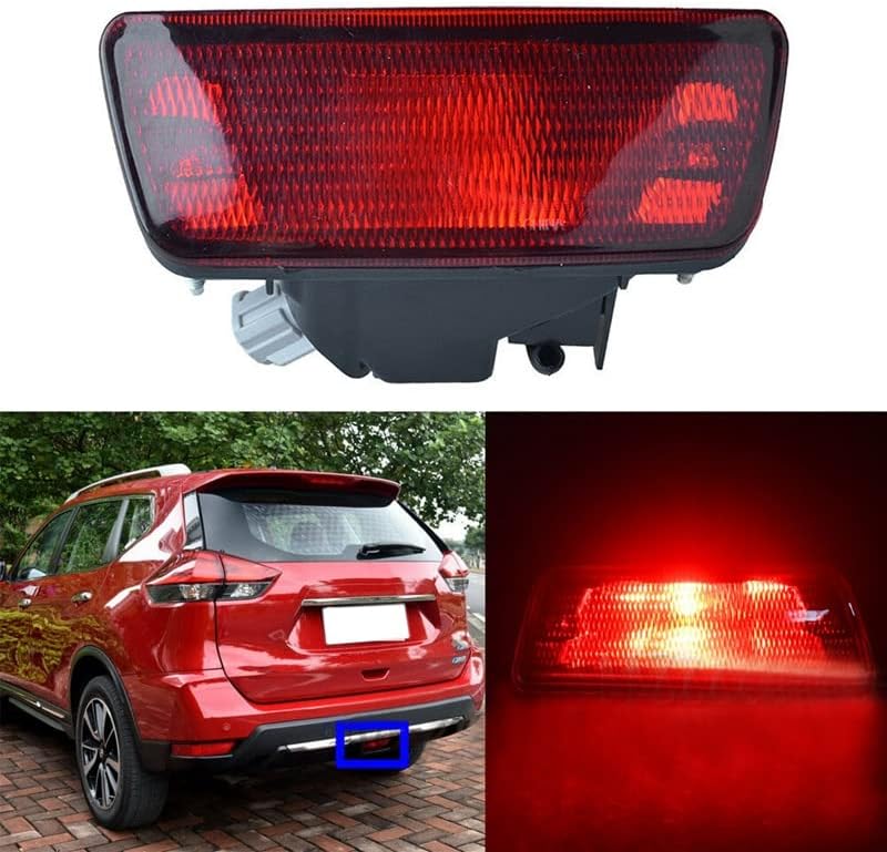 Miniatura 5 de For Nissan Juke Rogue XTrail X-Trail T32 2014-2018,Rear Bumper Reflector Lamp Tail Brake Lamp