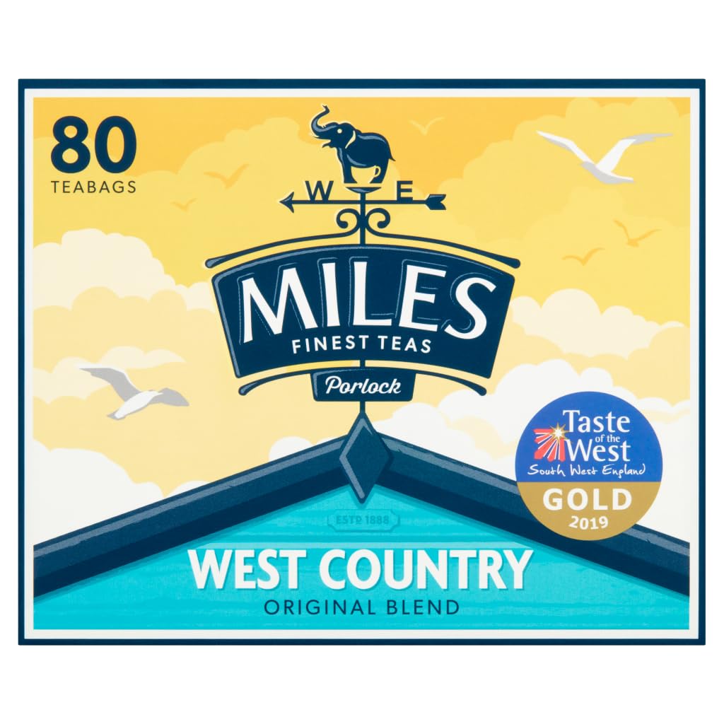 Miles Tea & Coffee 80 West Country Original Tea Bags 250g