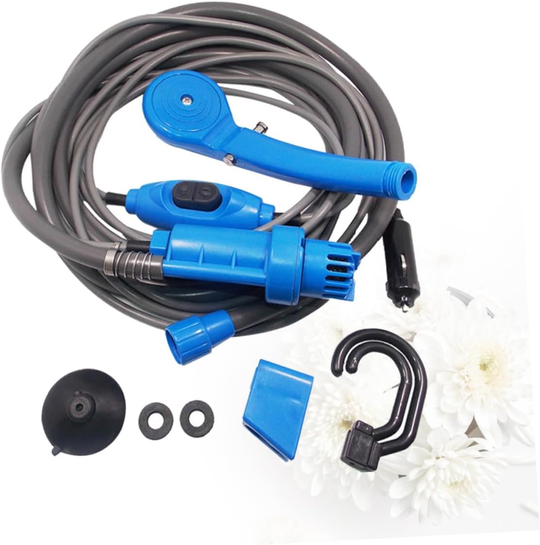 -in-one 12v Outdoor Camping Shower 5m Power Cable for Car Home Outdoor Use
