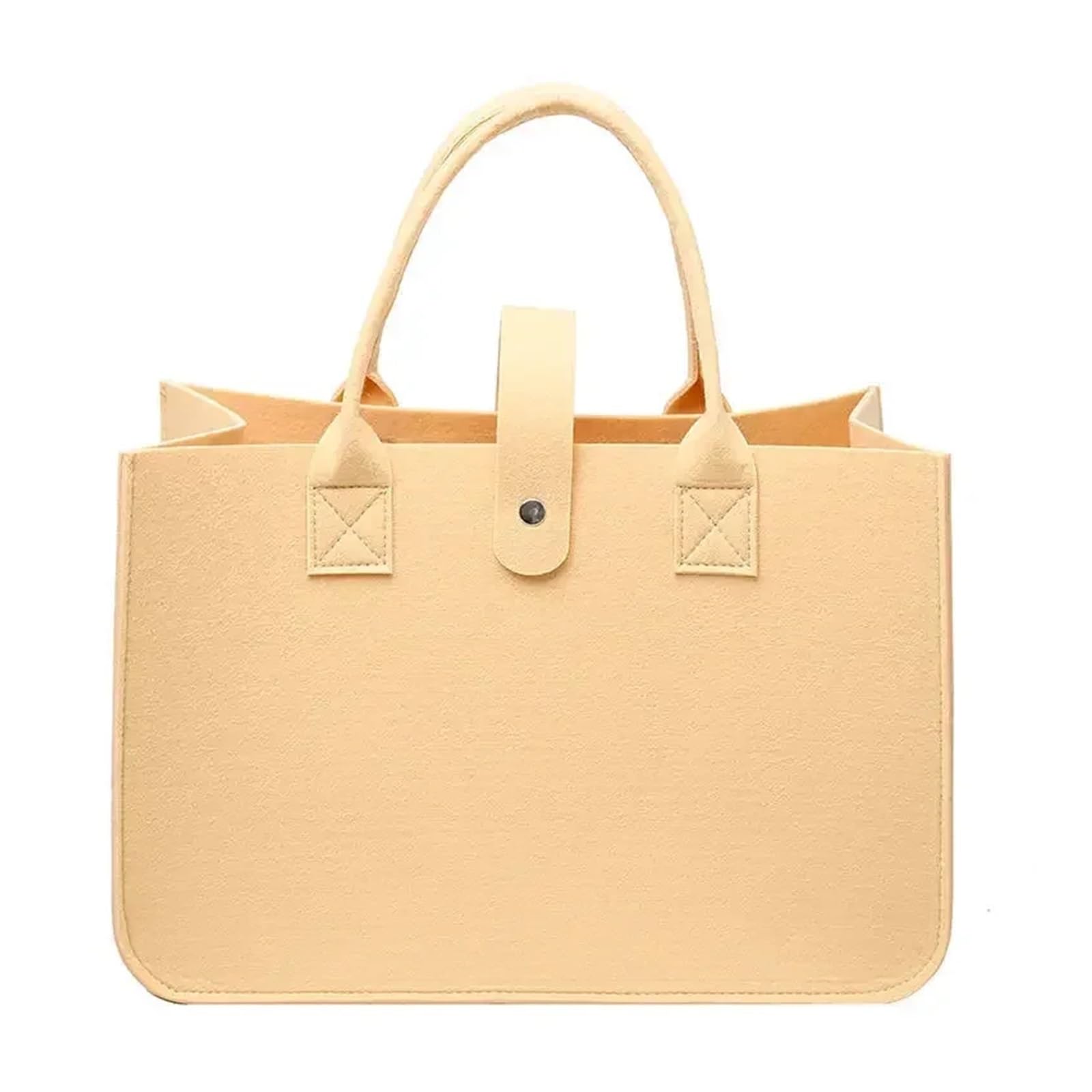 Shopping Handbag Women's Large Capacity Open Felt Designer Tote Woven Bag Für Outdoor Trips, Picknick