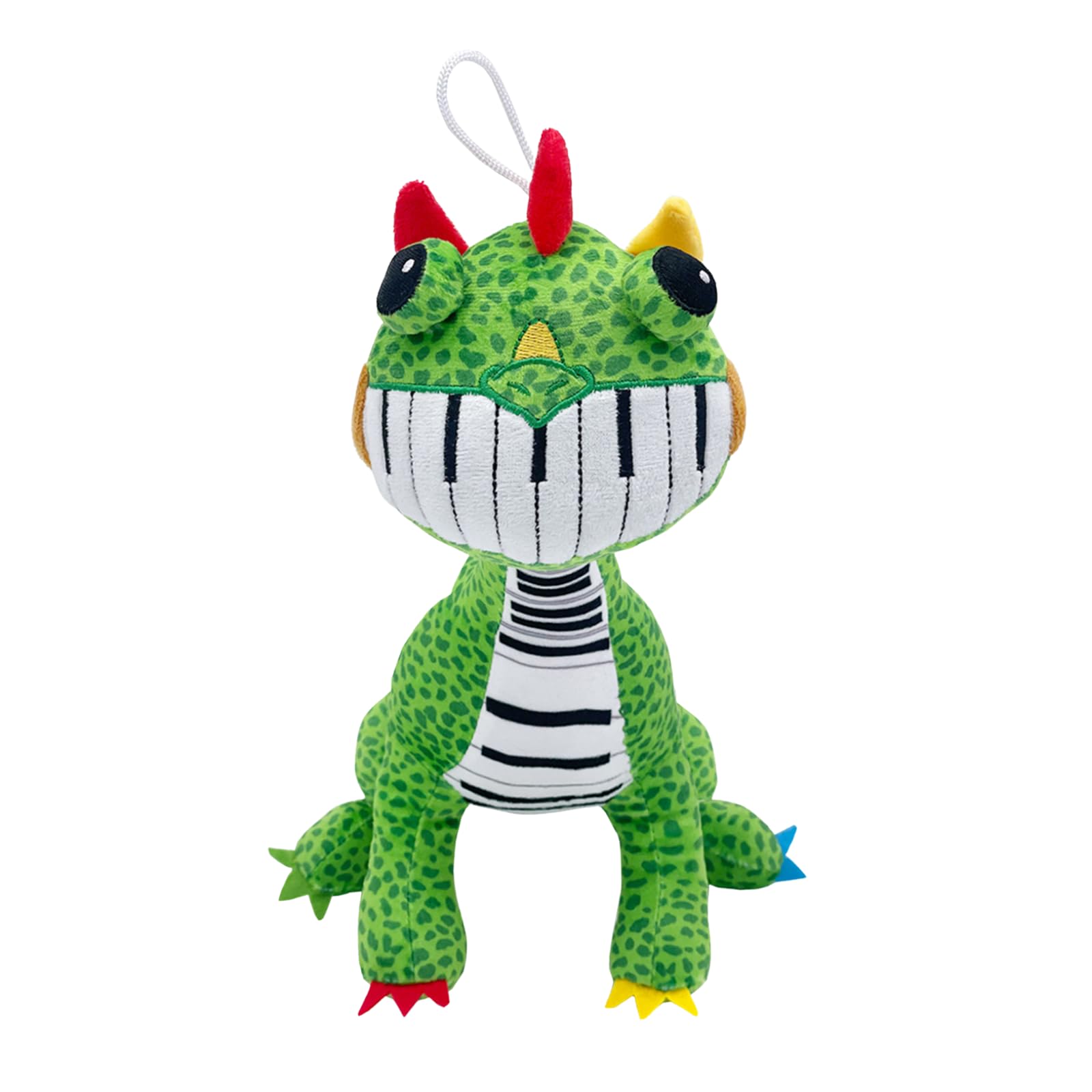 Benolls Smiling Critters Plush CatNap/Doyday/Craftycorn, Soft Stuffed Animal Pillow Doll for children and adults, (Pianosaurus)