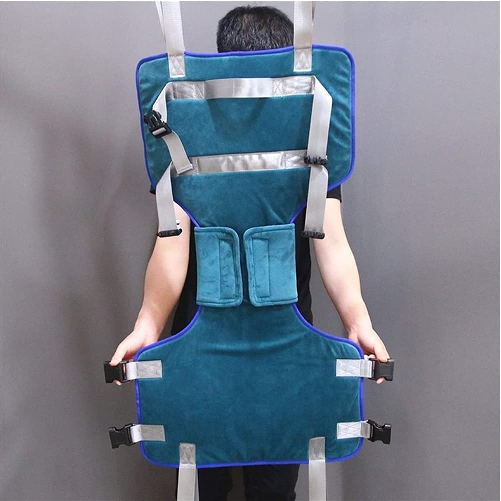 Arnés para traslados, Arnés de Elevación de Paciente de Cuerpo Completo, Cinturón para Caminar Asistido por El Paciente, para grúa de 4 Pinzas, Superacolchado, para Posicionamiento Y Elevación De La C