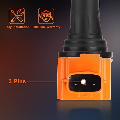 Miniatura 6 de Juego de 6 bobinas de encendido UF617 compatibles con Infiniti 370Z G37 M37 Q50 Q60 Q70 QX50 QX70 Nissan 370Z 3.7L V6