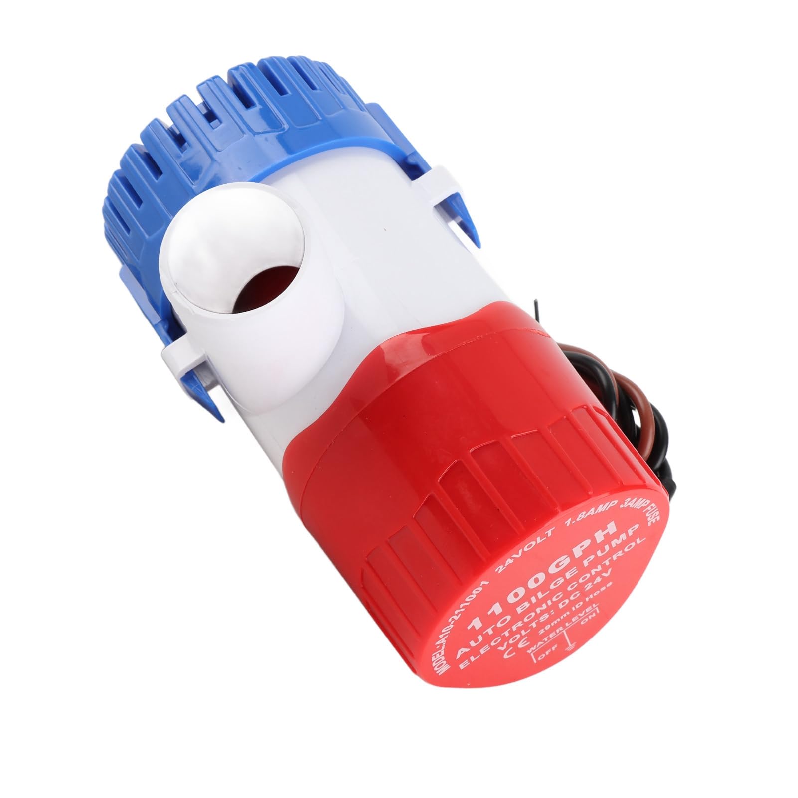 Pompa di Sentina Automatica per Barche 1100GPH, Sollevamento 4m | Pompa di sentina elettrica con interruttore ad elettrodo, materiale ABS, per yacht, camper, laghetto, serbatoio dell\'acqua
