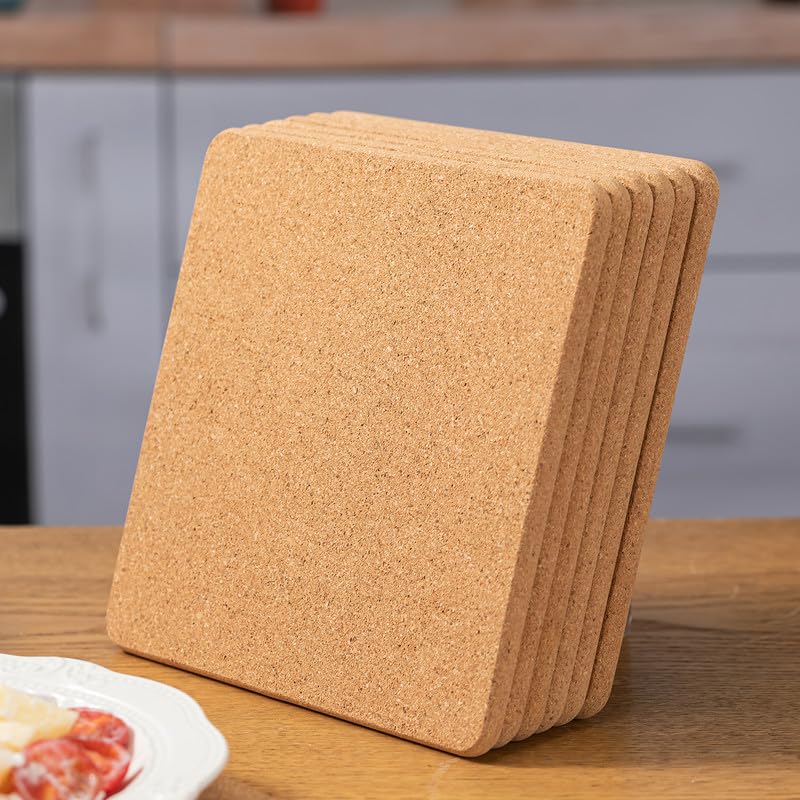 Amazon｜長方形コルク鍋敷きセット - 8個パック、12インチ x 7インチ x