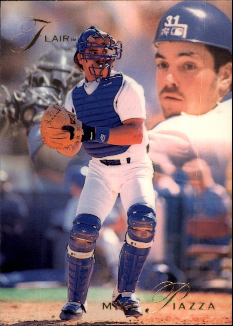Amazon.com: 1993 Flair Baseball Card #75 Mike Piazza